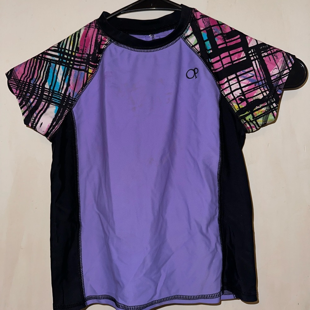 Kids Purple Op Swimsuit set size small